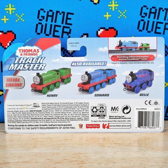 Thomas & Friends Track Master Push Along James 2019 Metal Engine Collectible New - Picture 2 of 8